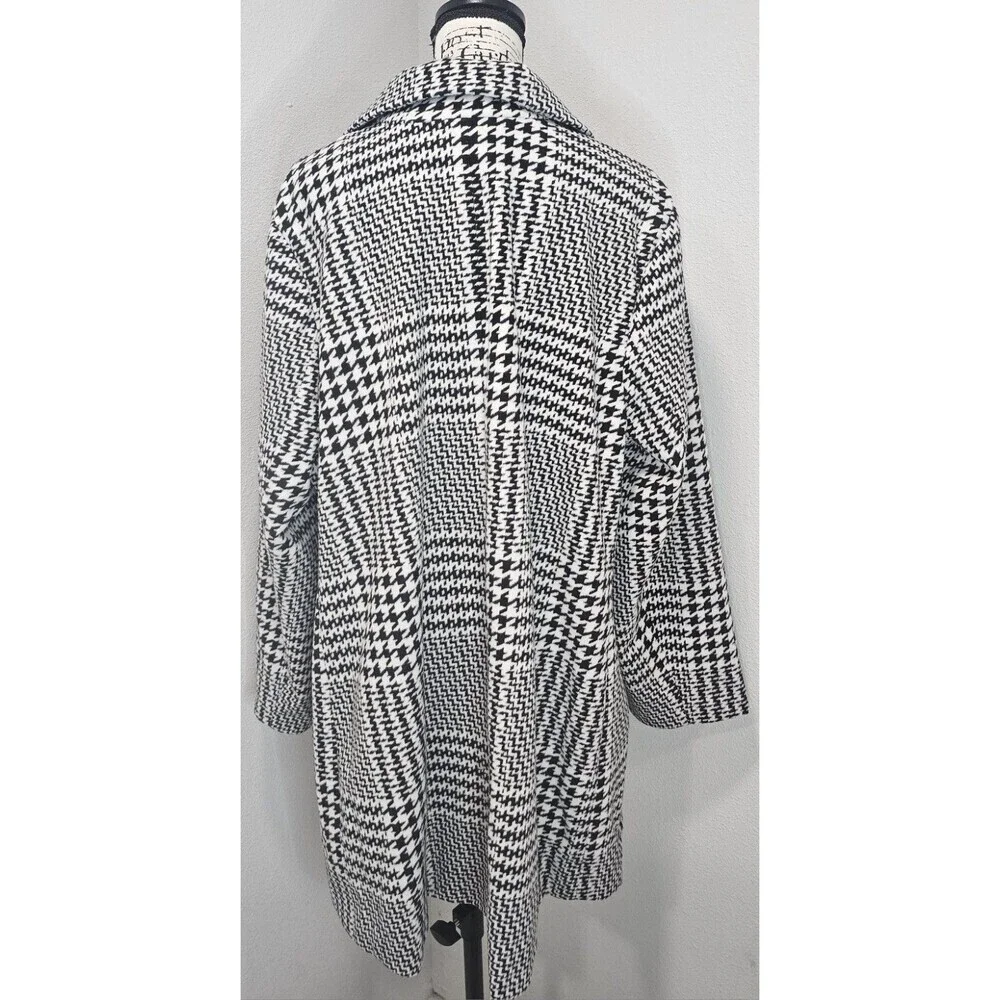 Torrid Cozy Double Knit Longline Blazer Oversized Sz 2 (18-20) Taffy Glenn Plaid - Picture 7 of 13